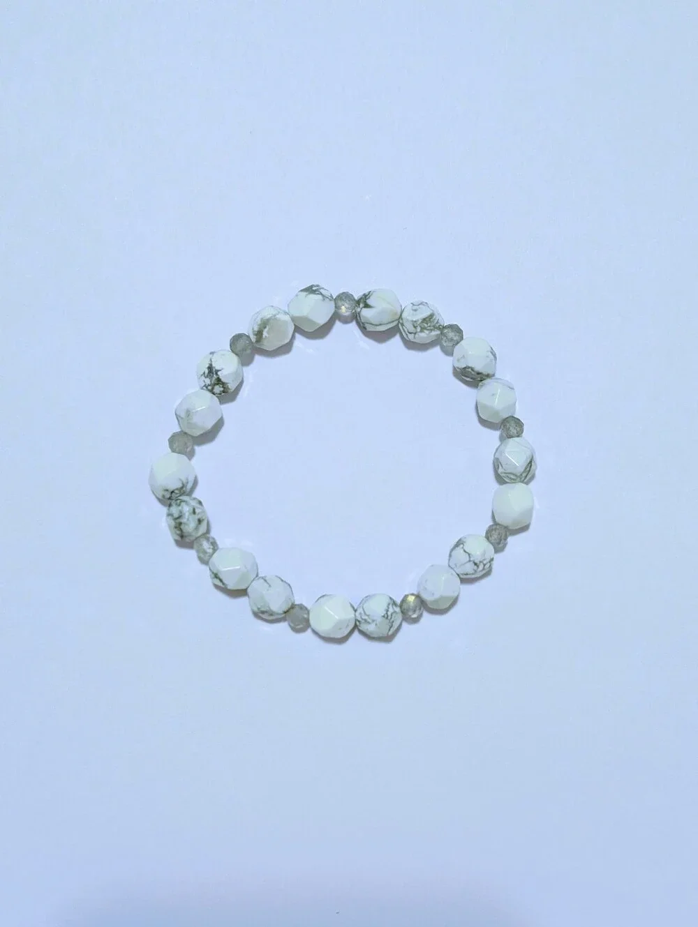Howlite/Labradorite Bracelet
